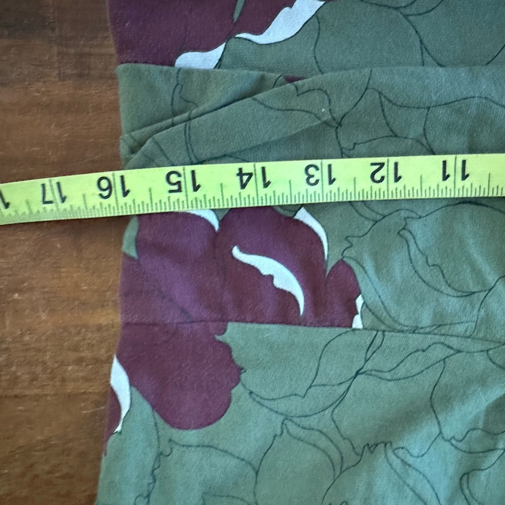 Patagonia Green and Brown Dress Organic stretch cotton ladies Large - Picture 5 of 9